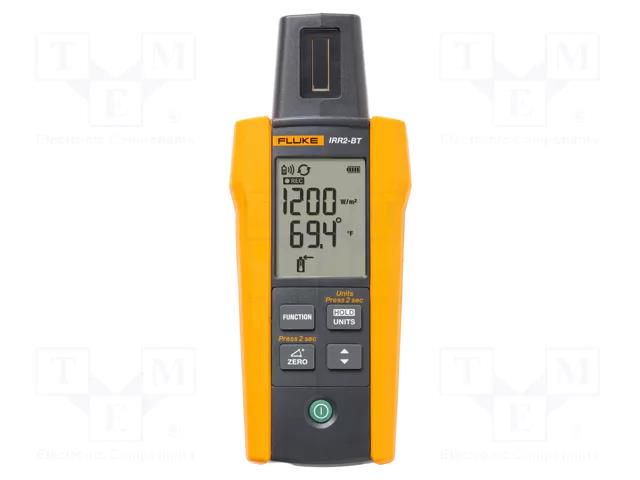 Meter: solar power; Meas.accur: ±(5% + 5 digits); Temp: -30÷100°C FLUKE FLK-IRR2-BT