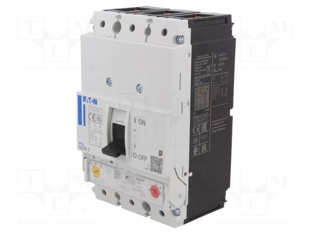 Power breaker; Poles: 3; screw type; Inom: 80A; IP20; 690VAC; NZMB1 EATON ELECTRIC NZMB1-A80