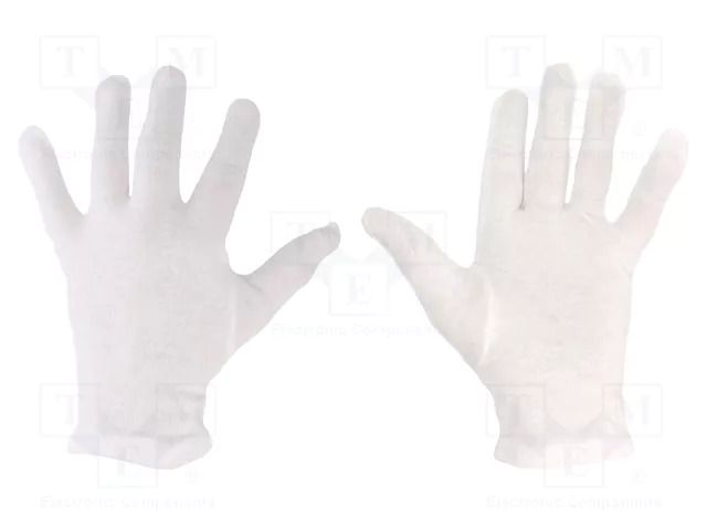Protective gloves; ESD; L; Features: Breathable fabric; cotton ELME GNB-L