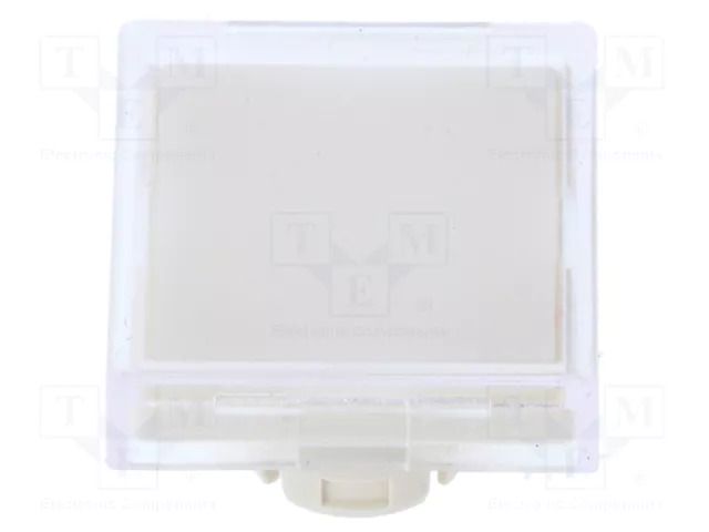 Actuator lens; 22mm; 61; transparent; plastic; Dim: 18x18mm EAO 61-9671.7