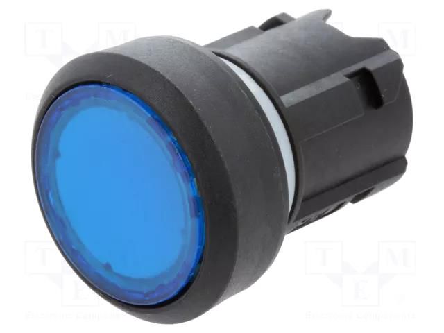Switch: push-button; 22mm; Stabl.pos: 1; blue; IP66,IP67,IP69K EAO 45-2231.11J0.000