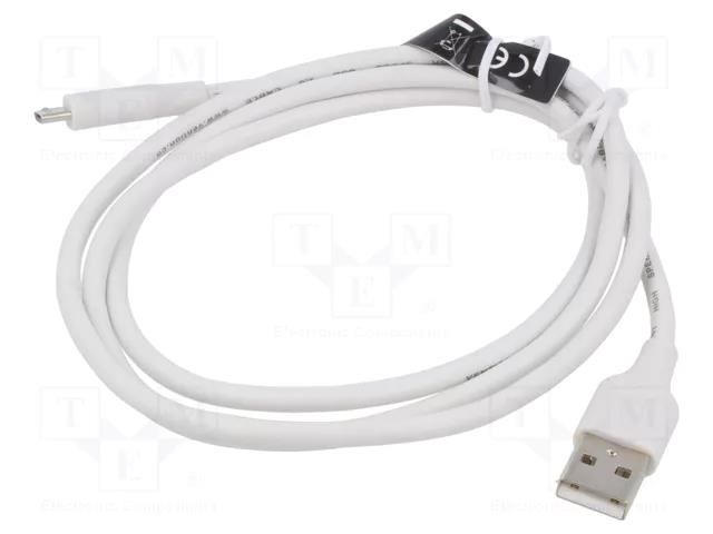 Cable; USB 2.0; USB A plug,USB B micro plug; nickel plated; 1m VENTION CTIWF