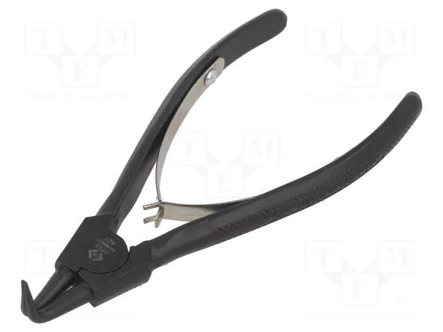 Pliers; for circlip; external; 3÷10mm; Pliers len: 140mm; angular C.K CK-T3713-0