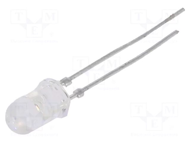 LED; red; 5mm; 3000÷12000mcd; 30°; Front: convex; 2.1÷2.6VDC; 130mW CREE LED C503B-RCS-CW0Z0AA2