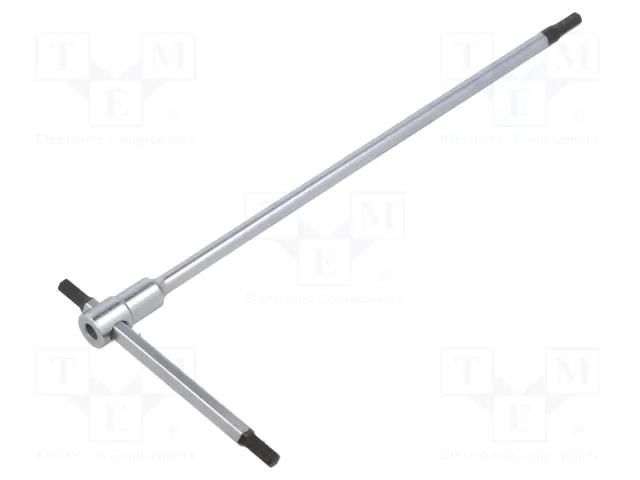 Wrench; hex key; HEX 3mm; Overall len: 150mm; Kind of handle: T BETA BE951/3