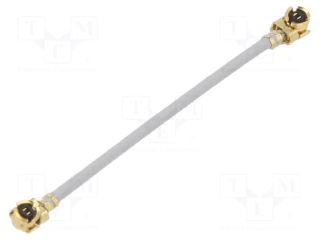 Cable; AMC female,both sides; angled; 0.039m; 50Ω AMPHENOL RF A-1PA-113-039G2