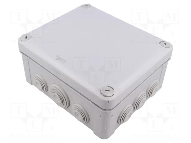 Enclosure: junction box; X: 165mm; Y: 195mm; Z: 90mm; wall mount SCHNEIDER ELECTRIC ENN05010