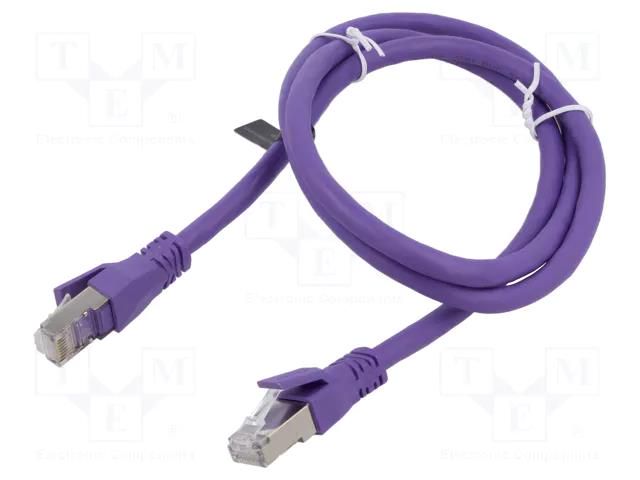 Patch cord; RJ45 plug,both sides; S/FTP; 6a; stranded; OFC; PVC VENTION IBMVF