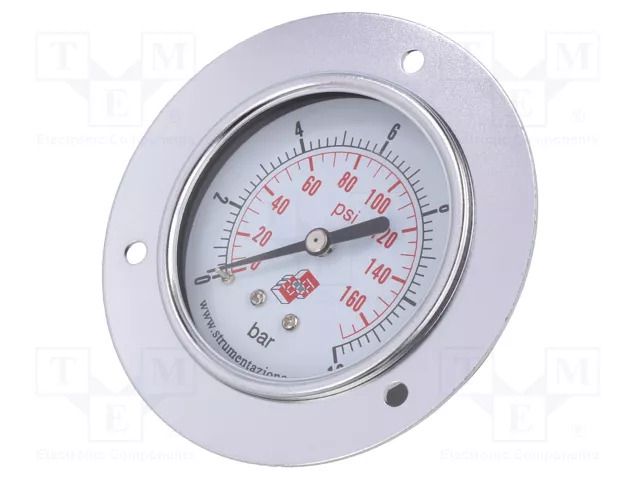 Manometer; 0÷12bar; G 1/4",rear connection; 63mm; Temp: -20÷60°C PNEUMAT M63A.NT012G14