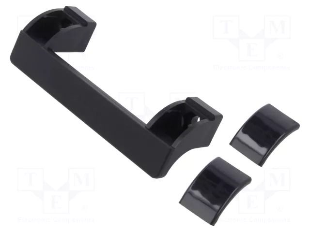 Holder; technopolymer PA; black; H: 33mm; L: 114mm; EWP; handle ELESA+GANTER EWP.110-EH-C1
