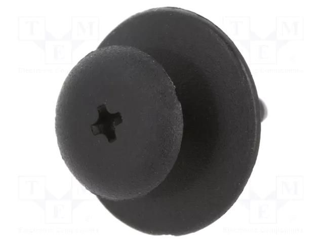Plastic anchor; 10pcs; VW; OEM: 1H0867199A; 13.5mm; black ROMIX RX-10916