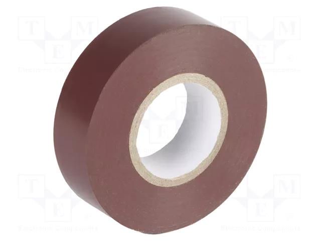 Tape: electrical insulating; W: 19mm; L: 20m; Thk: 0.13mm; brown PARTEX PA-IT-1-1