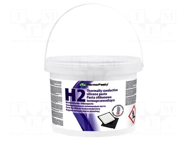 Heat transfer paste; silicon based,do not conduct; 0.88W/mK AG TERMOPASTY PASTA-SILH2-5000