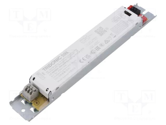 Power supply: switching; LED; 60W; 84÷200VDC; 200÷350mA; IP20; LC TRIDONIC 87501104