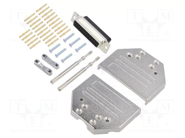 Connector: D-Sub; PIN: 25; plug; female; crimped; for cable ENCITECH DTZI25-DBCS-K