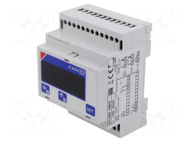 Module: regulator; temperature; SPDT; for DIN rail mounting ESSECI SCL250D-EM010