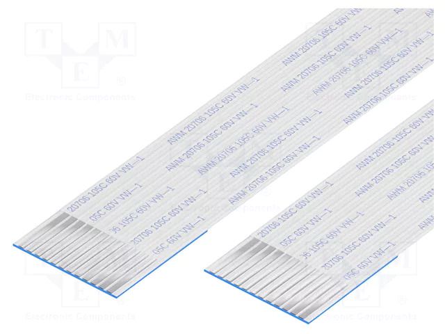 FFC tape; Cores: 12; Tape ph: 1mm; L: 76mm; 1A; 60V; FFC10-TIN GCT 10-12-A-0076-C