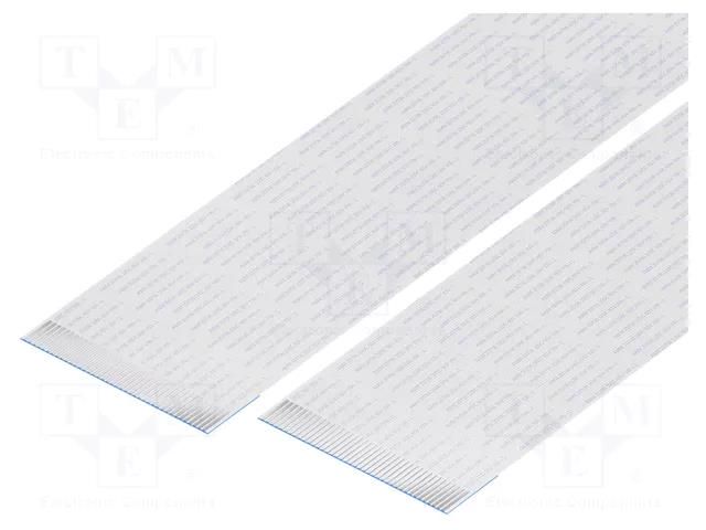 FFC tape; Cores: 40; Tape ph: 1mm; L: 30mm; 1A; 60V; FFC10-TIN GCT 10-40-A-0030-C