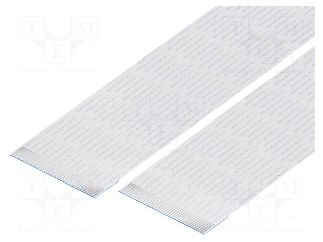FFC tape; Cores: 40; Tape ph: 1mm; L: 279mm; 1A; 60V; FFC10-TIN GCT 10-40-A-0279-C