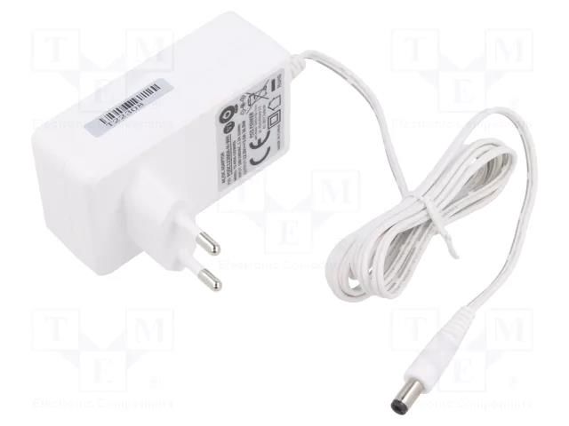 Power supply: switching; mains,plug-in; 12VDC; 3A; 36W; 87.41% POS POSC12300A-H-25-WH