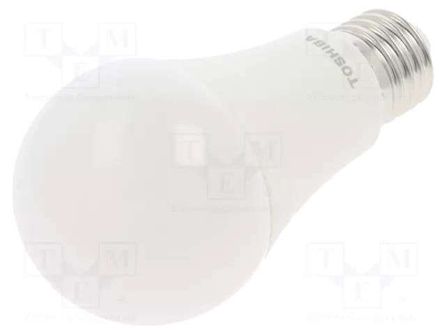 LED lamp; warm white; E27; 230VAC; 470lm; 4.7W; 180°; 3000K TOSHIBA LED LIGHTING 4711112384396