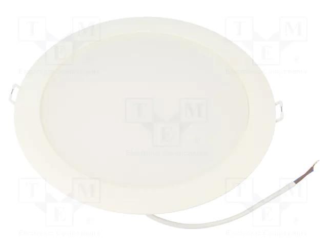 Lamp: LED downlight; 230VAC; 24W; neutral white; 110°; 4000K; IP20 TOSHIBA LED LIGHTING 4711112387885