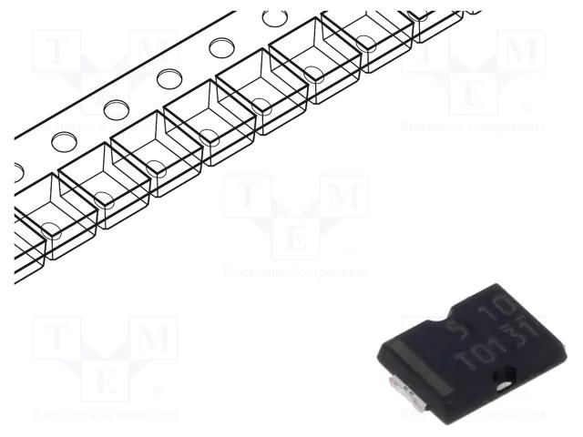 Diode: Schottky rectifying; TO277A; SMD; 100V; 5A; reel,tape SHINDENGEN D5FY10ST-5063R