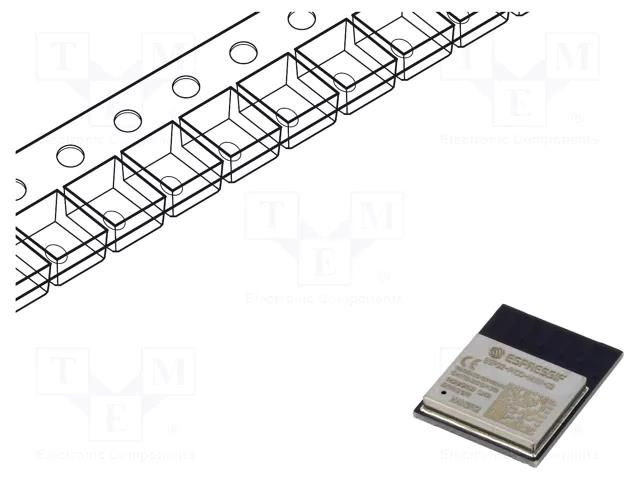 Module: IoT; Bluetooth: BLE; 19.5dBm; WiFi; PCB; SMD; 2.412÷2.484GHz ESPRESSIF ESP32-PICO-MIN-02