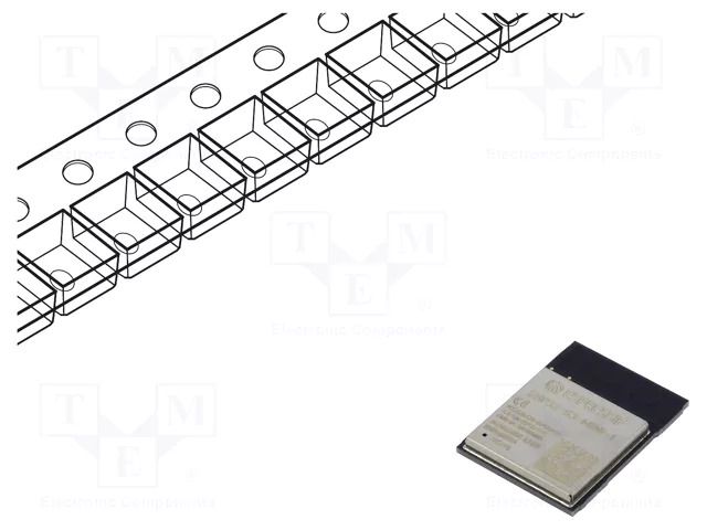 Module: IoT; Bluetooth: BLE; WiFi; PCB; IEEE 802.11b/g/n; SMD ESPRESSIF ESP32S3-MINI-1-8