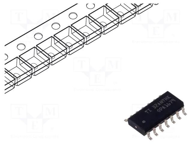 IC: audio amplifier; rail-to-rail output; Ch: 4; SO14; 2500pcs. TEXAS INSTRUMENTS OPA1679IDR