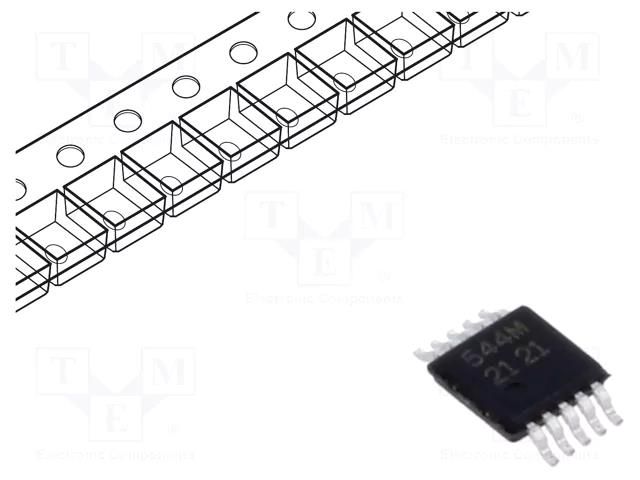 Diode: TVS array; 6V; 5A; 125W; unidirectional; MSOP10; Ch: 4; ESD SEMTECH RCLAMP0544M.TBT