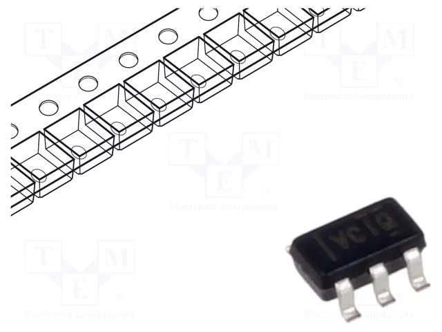 IC: voltage regulator; LDO,linear,fixed; 3.3V; 300mA; SOT23-5; SMD TEXAS INSTRUMENTS TLV73333PDBVR