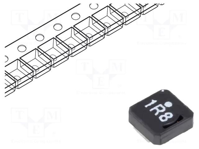 Inductor: ferrite; SMD; 1.8uH; 2.75A; 59mΩ; ±30%; VLCF TDK VLCF5020T-1R8N2R0
