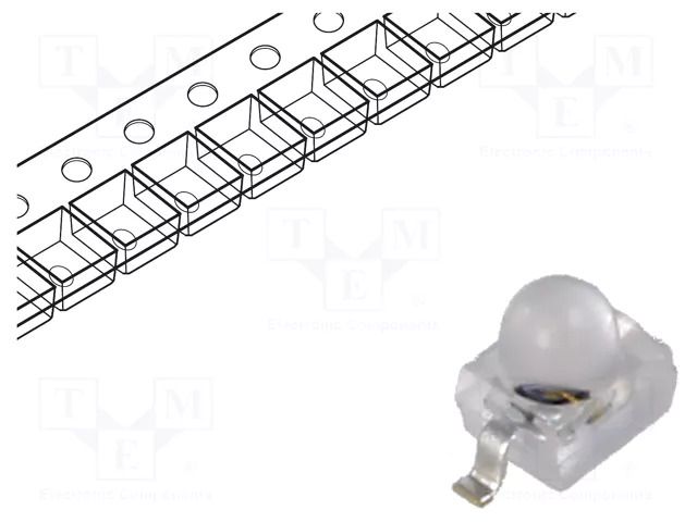 Phototransistor; SMD; 1.9mm; Dim: 2.5x2x2.7mm; λp max: 940nm; 30V EVERLIGHT PT91-21C/TR7