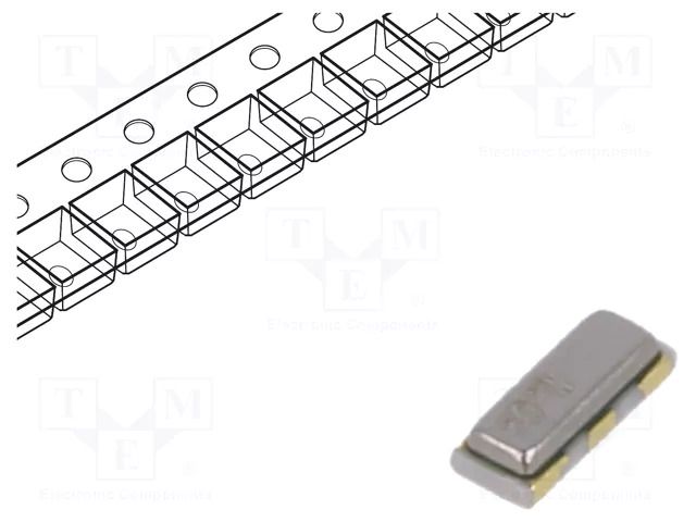 Resonator: ceramic; 8MHz; SMD; 3.2x1.3x0.8mm; Tol: ±0.07%; 33pF MURATA CSTNE8M00GH5C000R0