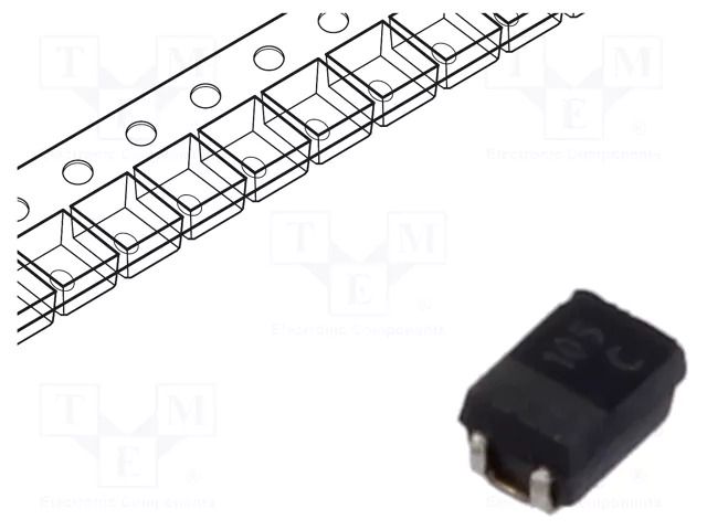 Capacitor: tantalum; 1uF; 16VDC; SMD; P; 0805; ±20%; -55÷125°C; F92 KYOCERA AVX F921C105MPA