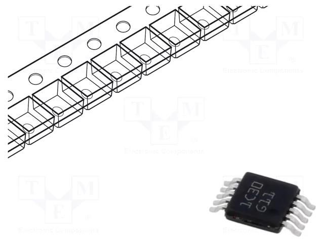 IC: audio amplifier; Pout: 105mW; 2÷5.5VDC; Ch: 2; Amp.class: AB TEXAS INSTRUMENTS LM4811MM/NOPB