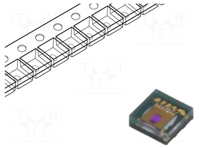 Sensor: ambient light; Usup: 1.7÷3.6VDC; SMT; 2x2x0.7mm LITEON LTR-F216A