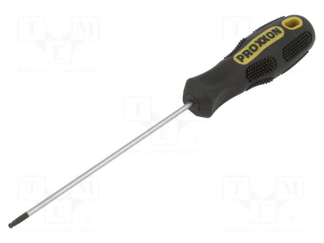 Screwdriver; hex key,spherical; HEX 2mm; Blade length: 75mm PROXXON PR22204