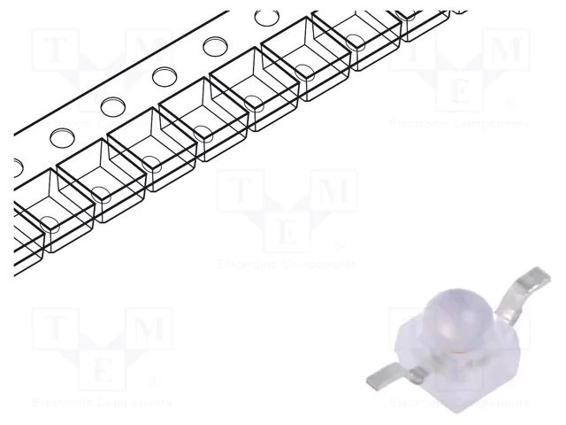 LED; red; SMD; Gull wing; 3550÷6500(typ)-11200mcd; 1.9÷2.7VDC VISHAY VLDR1535R-08