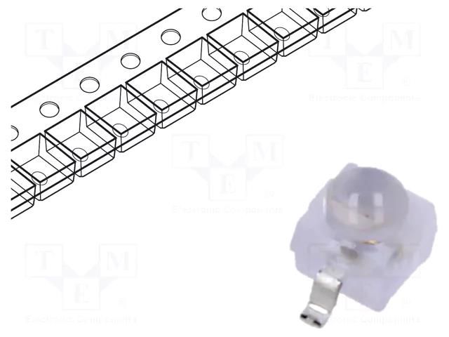 LED; red; SMD; Gull wing; 2800÷5000(typ)-9000mcd; 1.9÷2.7VDC; 22° VISHAY VLDS1535G-08