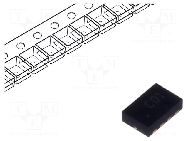 Transistor: N/P-MOSFET; unipolar; complementary pair; 30/-30V DIODES INCORPORATED ZXMC3AMCTA