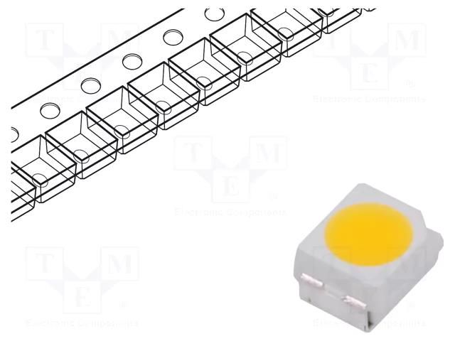 LED; SMD; 3528,PLCC2; white warm; 1800÷2300(typ)-3550mcd; 3000K BROADCOM (AVAGO) ASMT-UWB1-NX3H2