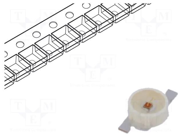 LED; red; SMD; 1.91÷3.78mlm; 560÷1400mcd; 1.8÷2.55VDC; Ø2.1mm; 120° ams OSRAM LS-P47F-U2AA-13A5A