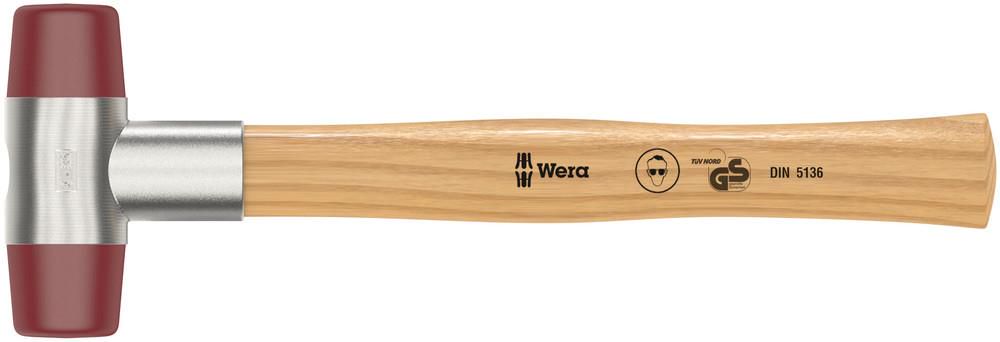 102 Soft-faced hammer with urethane head sections, 4x36.0, Wera 05000520001