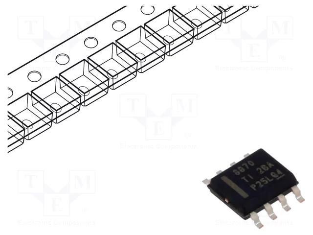 IC: driver; H-bridge; brush motor controller; HSOP8; 1.75A; Ch: 1 TEXAS INSTRUMENTS DRV8870DDAR