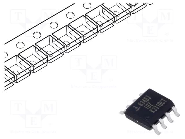IC: interface; transceiver; half duplex,RS422 / RS485; 250kbps RENESAS ISL83483IBZ-T7A