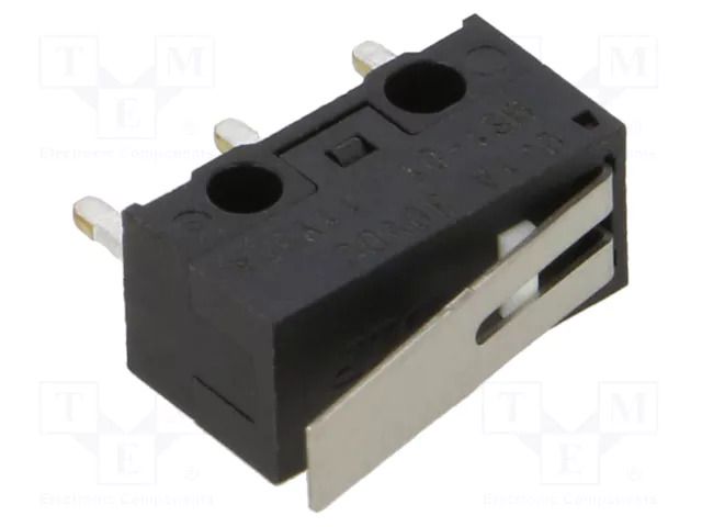 Microswitch SNAP ACTION; 0.1A/30VDC; SPDT; Rcont max: 100mΩ; MS1 DIPTRONICS MS1-01L21HGV