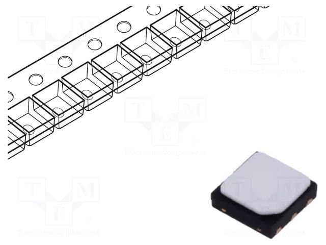 IC: driver/sensor; -40÷125°C; 1.9÷3.6V; DFN6; SMD; Interface: PWM SILICON LABS SI7022-A20-IM1