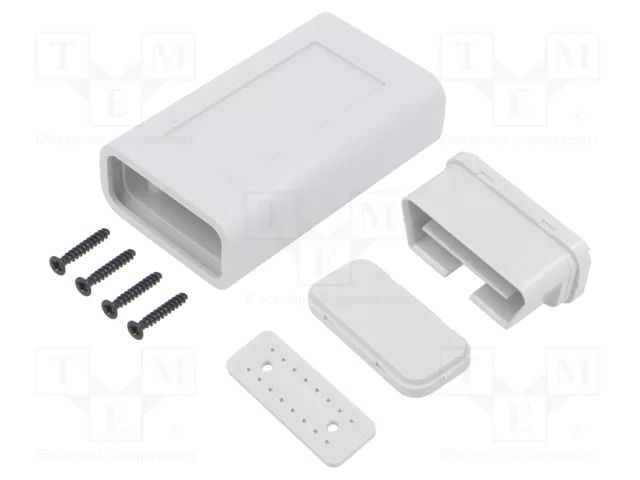 Enclosure: OBD; X: 47.4mm; Y: 94.6mm; Z: 23.45mm; ABS; light grey KRADEX ZOBD-SET-J-ABS